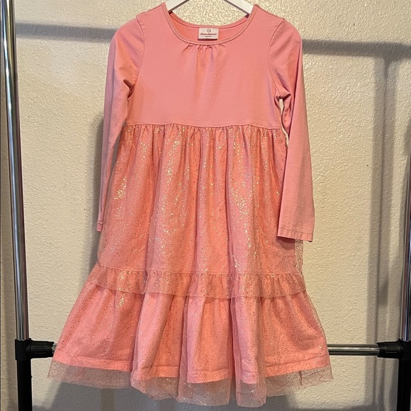 Hanna Andersson Other - Vintage Hanna Andersson pink tulle dress size 130 (US 8)